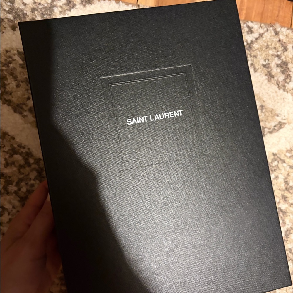 Saint Laurent Black Quilted Leather Chain Wallet - Picture 2 of 7